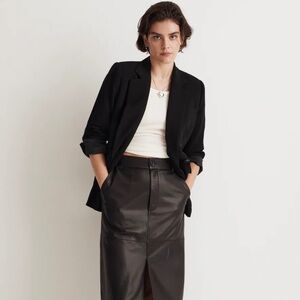 Madewell The Rosedale Blazer in Crepe, size 6, NWT